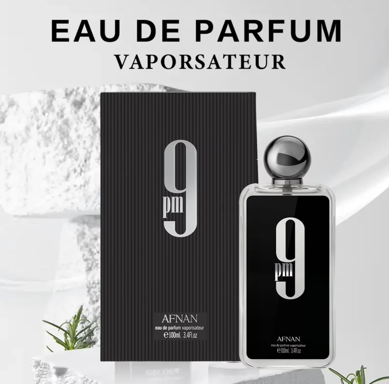 Afnan 9PM Men'S Cologne Spray 100Ml Men'S Cologne Perfume Travel Clothes Perfume Spray High-End Long-Lasting Perfume Gift