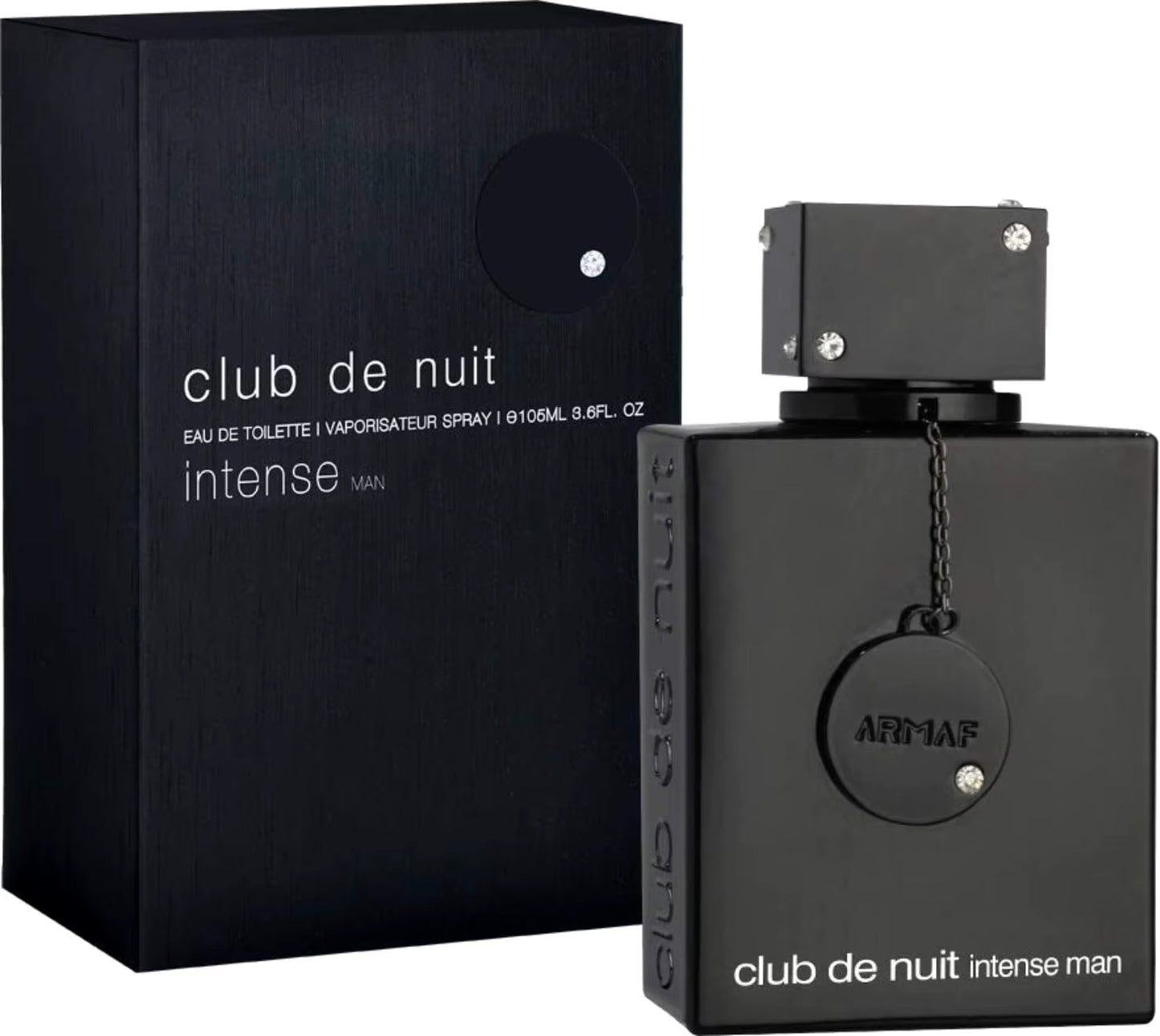 Armaf Club De Nuit Intense Man Eau De Toilette, 3.6 Ounce, Woody Spicy